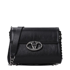 Valentino Garavani Black Leather Crossbody Bag