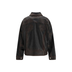 Golden Goose Brown Viscose Bomber