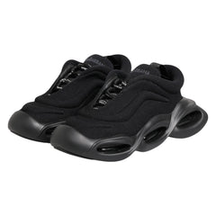Dolce & Gabbana Black Slip On Low Top Wave Sneakers Shoes