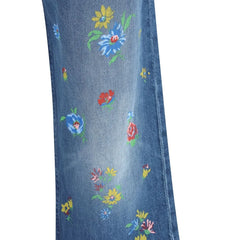 Mother Denim Blue Cotton High-Waisted Jean