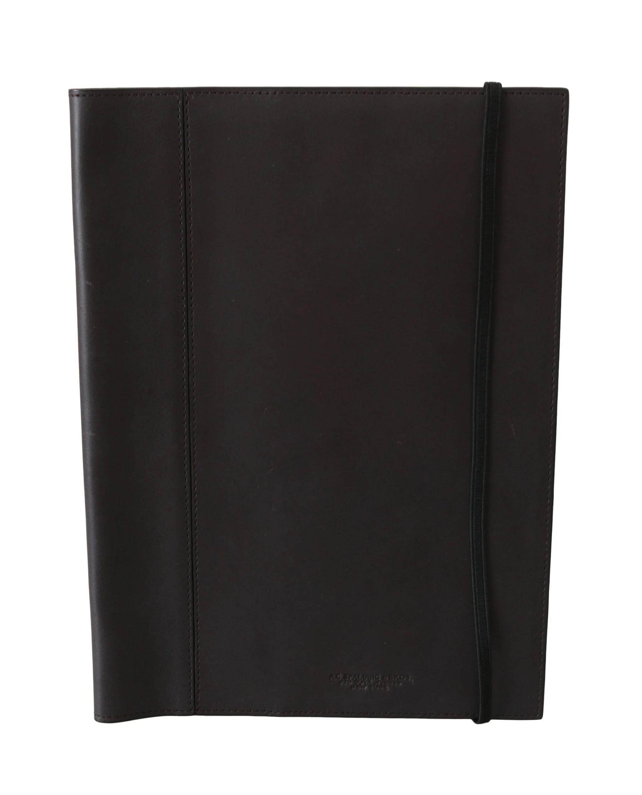 A.G. Spalding & Bros Black Leather Bifold Travel Holder Logo Wallet - Wallets