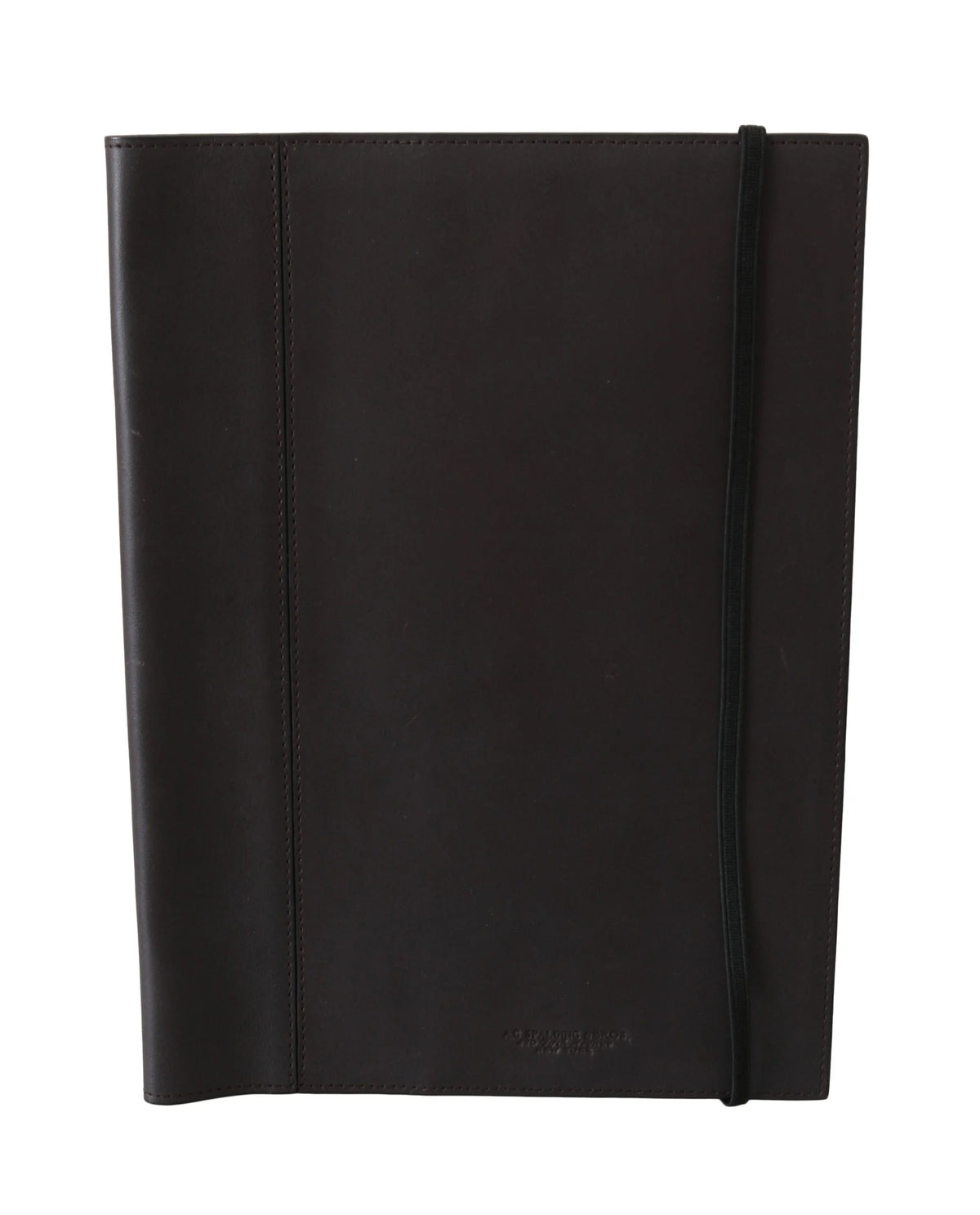 A.G. Spalding & Bros Black Leather Bifold Travel Holder Logo Wallet - Wallets