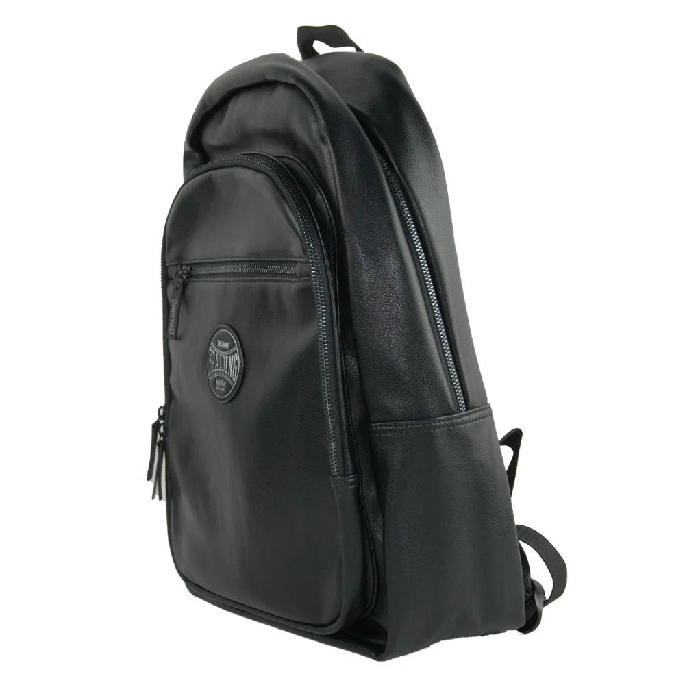 A.G. Spalding & Bros Black Polyethylene Men Backpack - Backpacks