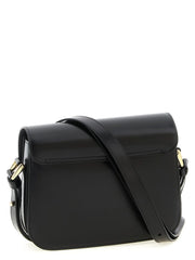 A.P.C. Black Cowhide Crossbody Bag