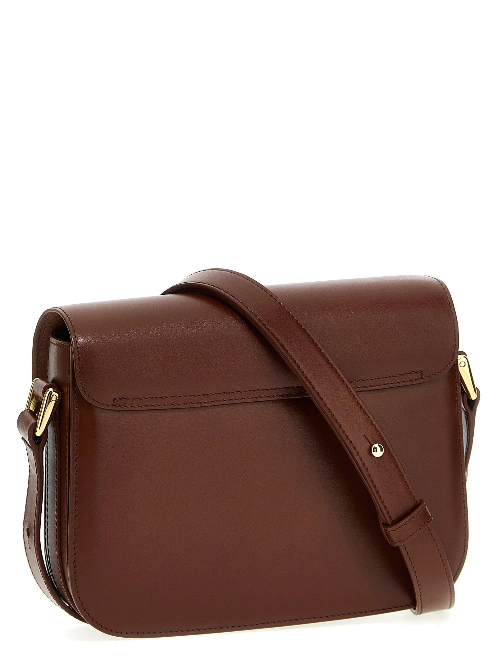 A.P.C. Brown Cowhide Crossbody Bag