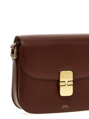 A.P.C. Brown Cowhide Crossbody Bag