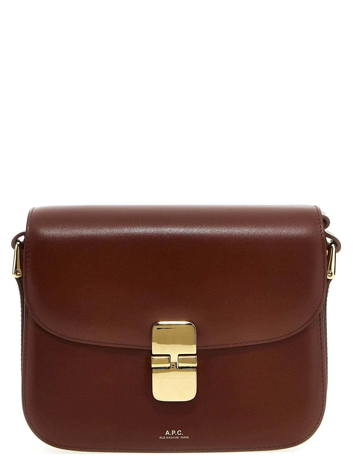 A.P.C. Brown Cowhide Crossbody Bag