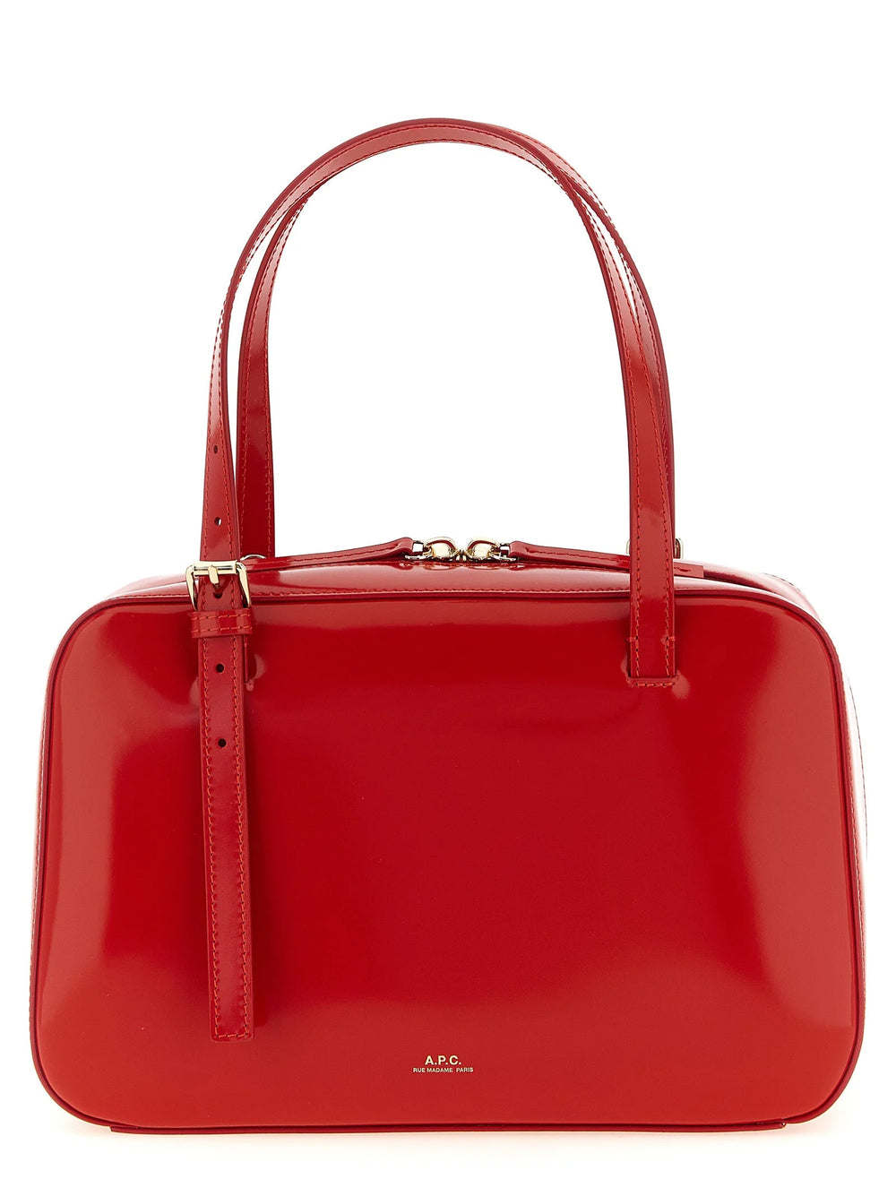Borsa a mano multicolor in pelle di mucca di A.P.C. con una silhouette strutturata e una raffinata artigianalità in pelle.