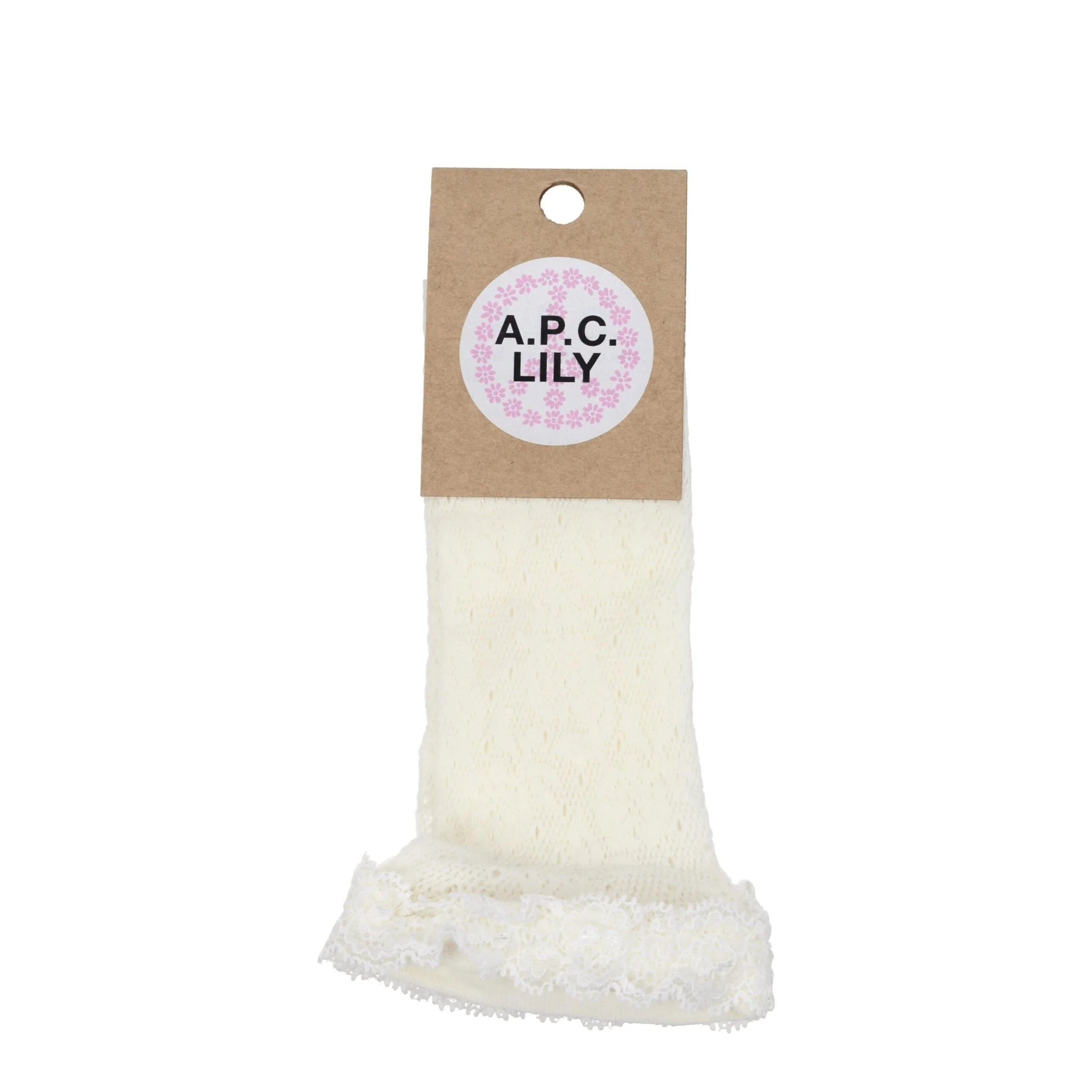 A.P.C. White Polyamide Socks - UNI