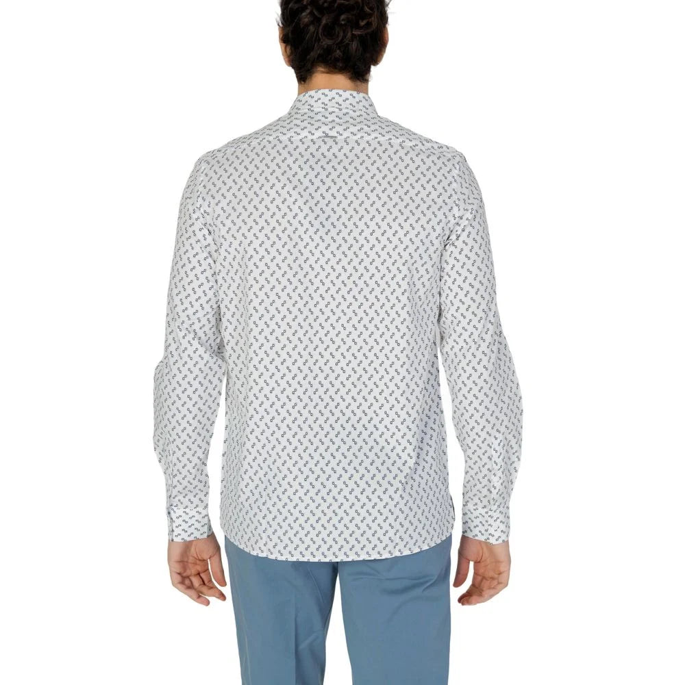 Antony Morato White Viscose Shirt - IT56 | 3XL
