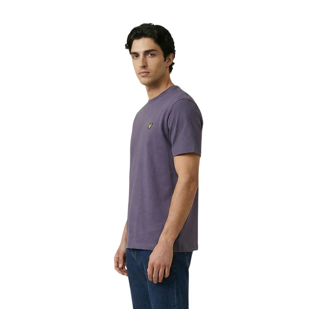 Lyle & Scott Purple Cotton T-Shirt