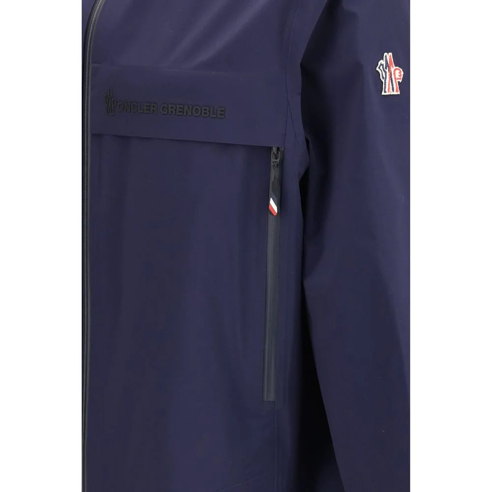 Moncler Grenoble Blue Polyamide Shell Jacket
