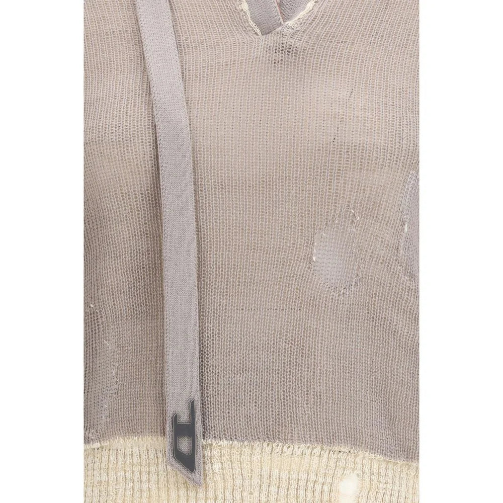 Diesel Gray Cotton Sweatshirt