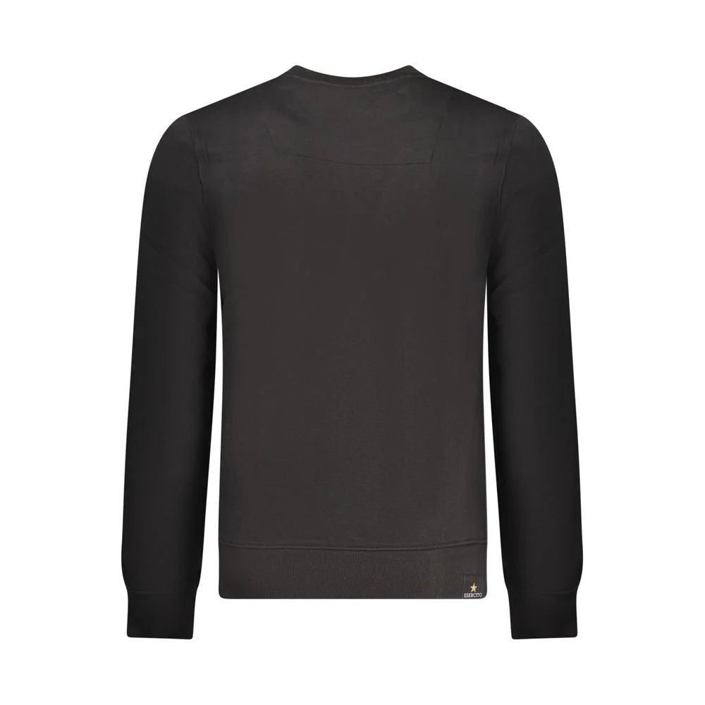 Accademia Militare Black Cotton Men Sweater