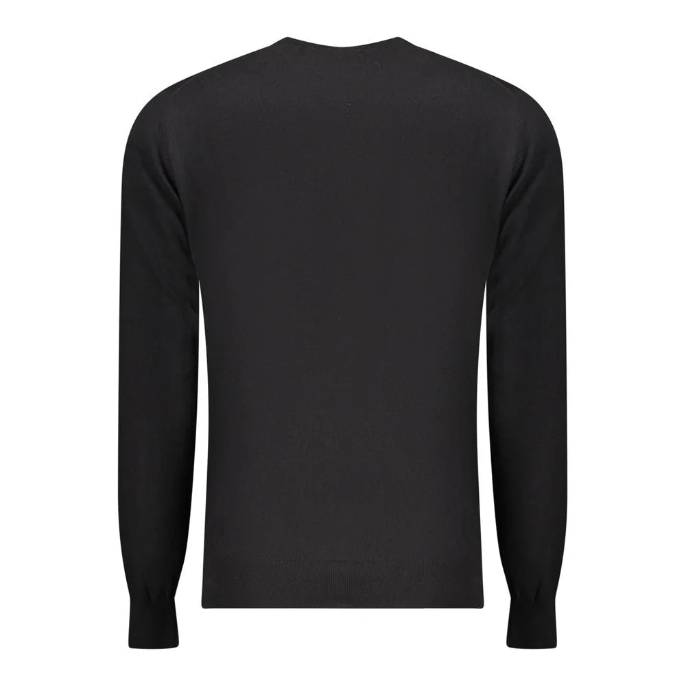 Accademia Militare Black Cotton Men Sweater