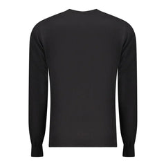 Accademia Militare Black Cotton Men Sweater
