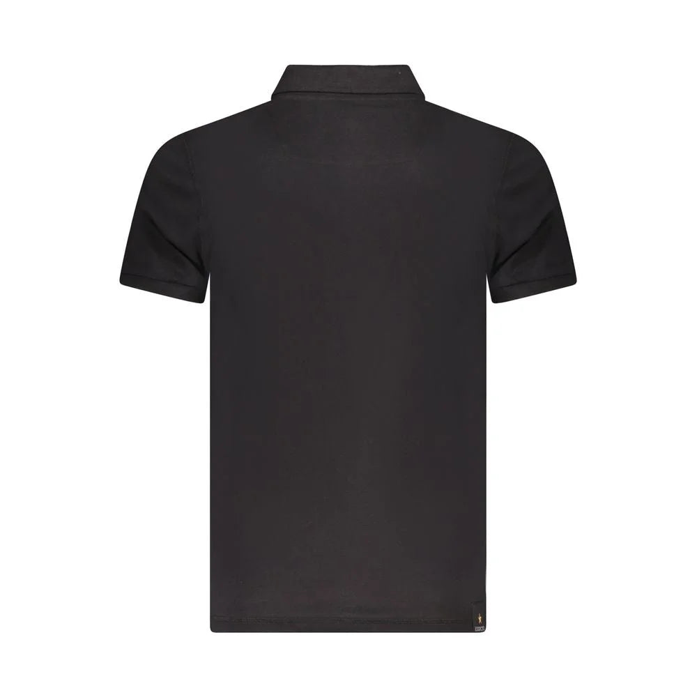 Accademia Militare Black Cotton Polo Shirt - Polos