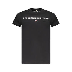 Accademia Militare Black Cotton T-Shirt
