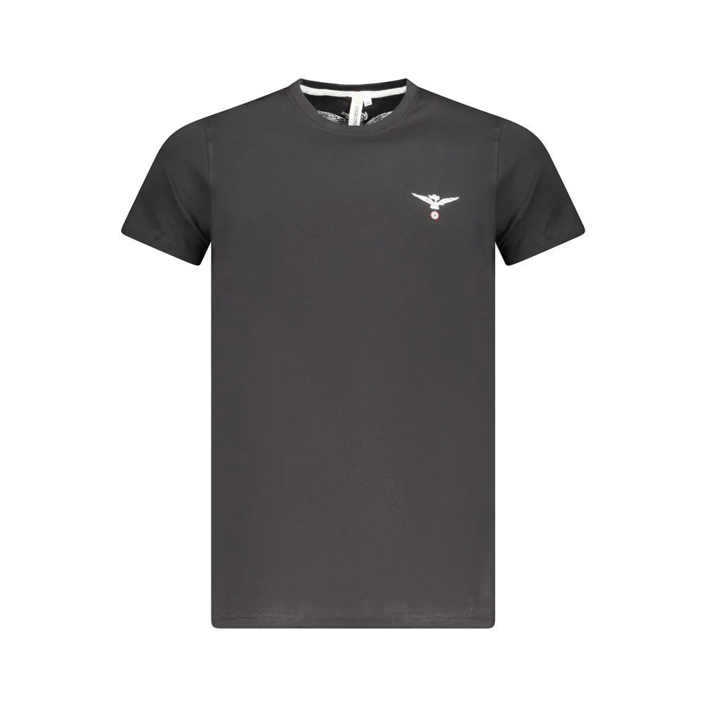 Accademia Militare Black Cotton T-Shirt - T-Shirts