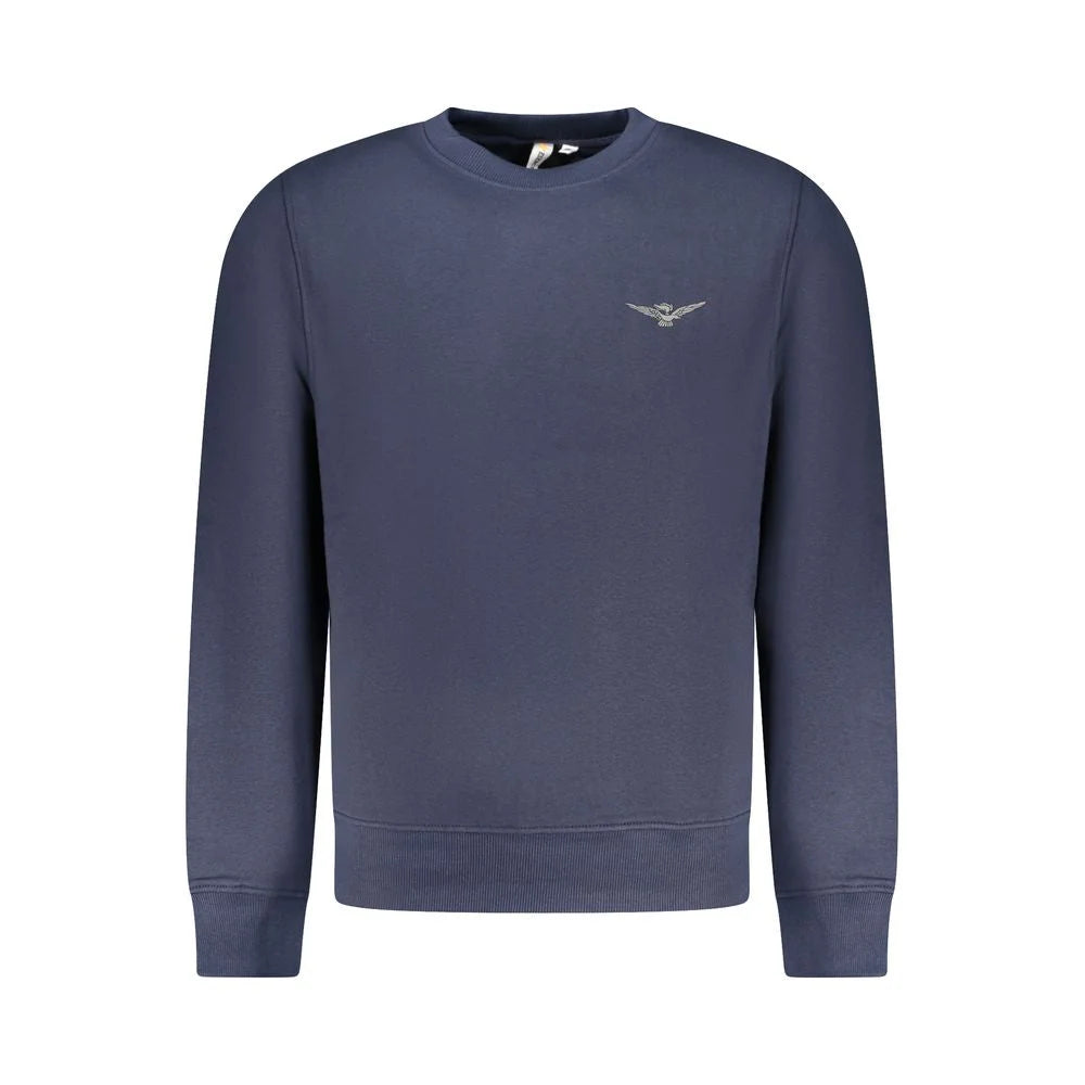 Accademia Militare Blue Cotton Men Sweater - Sweaters