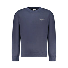 Accademia Militare Blue Cotton Men Sweater - Sweaters