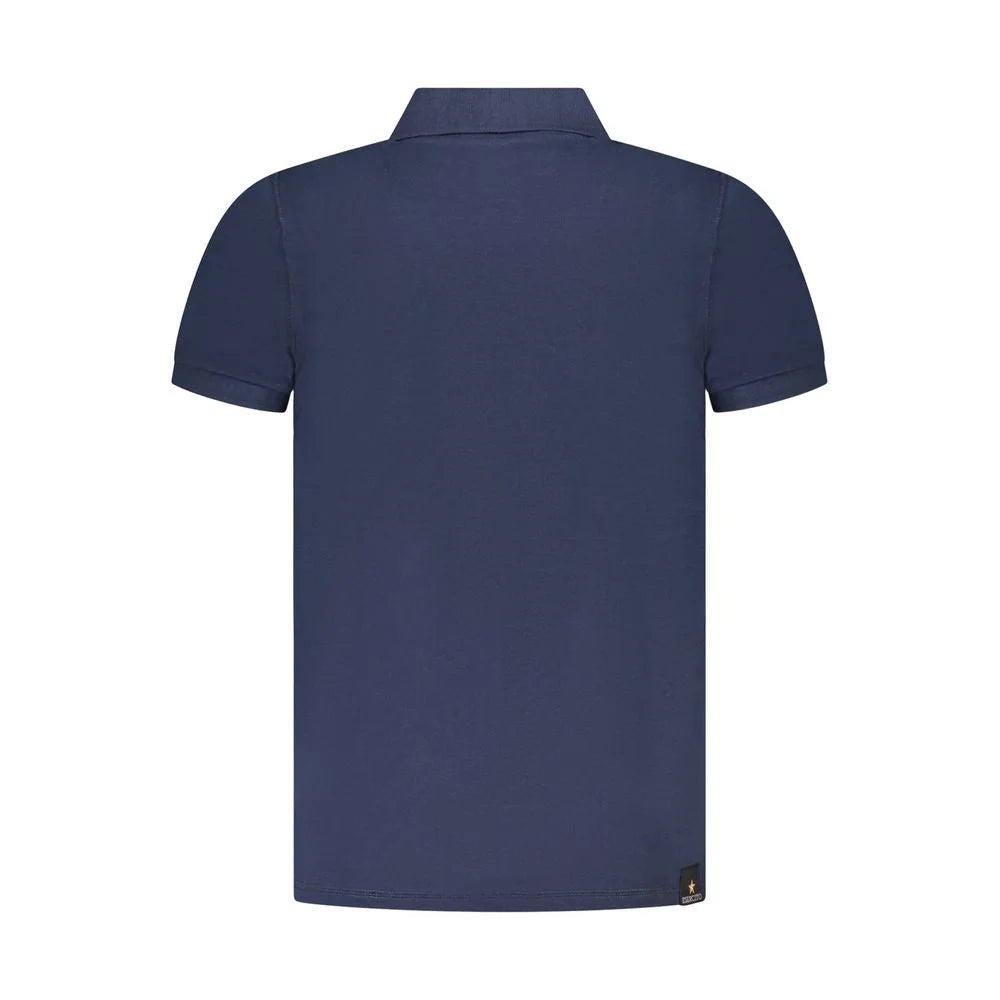 Accademia Militare Blue Cotton Polo Shirt - Polos