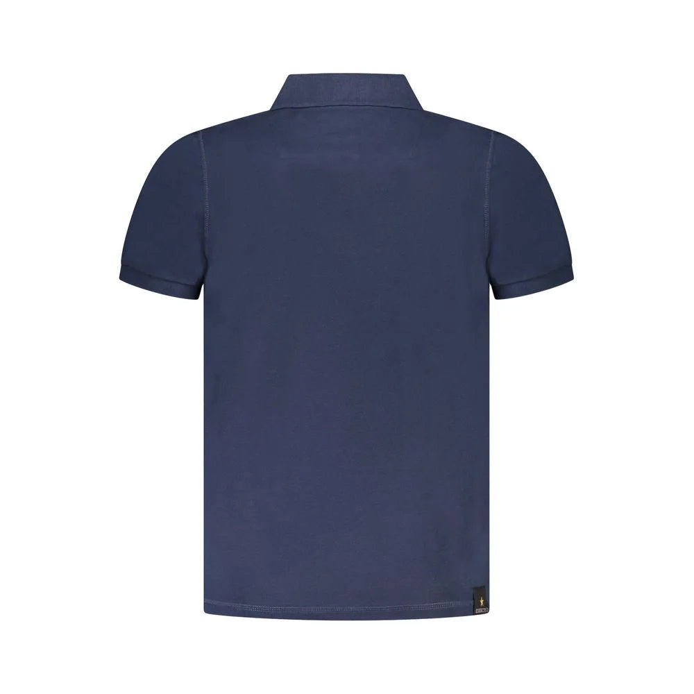 Accademia Militare Blue Cotton Polo Shirt - Polos