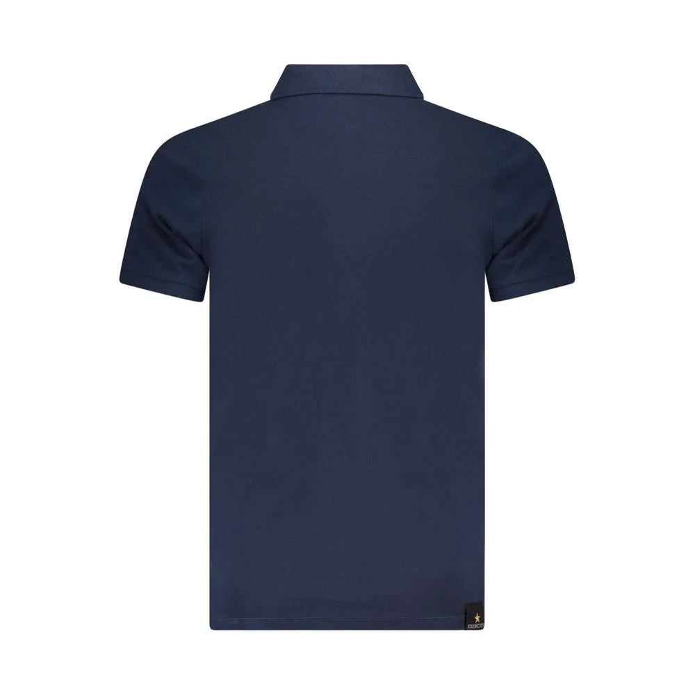 Accademia Militare Blue Cotton Polo Shirt - Polos