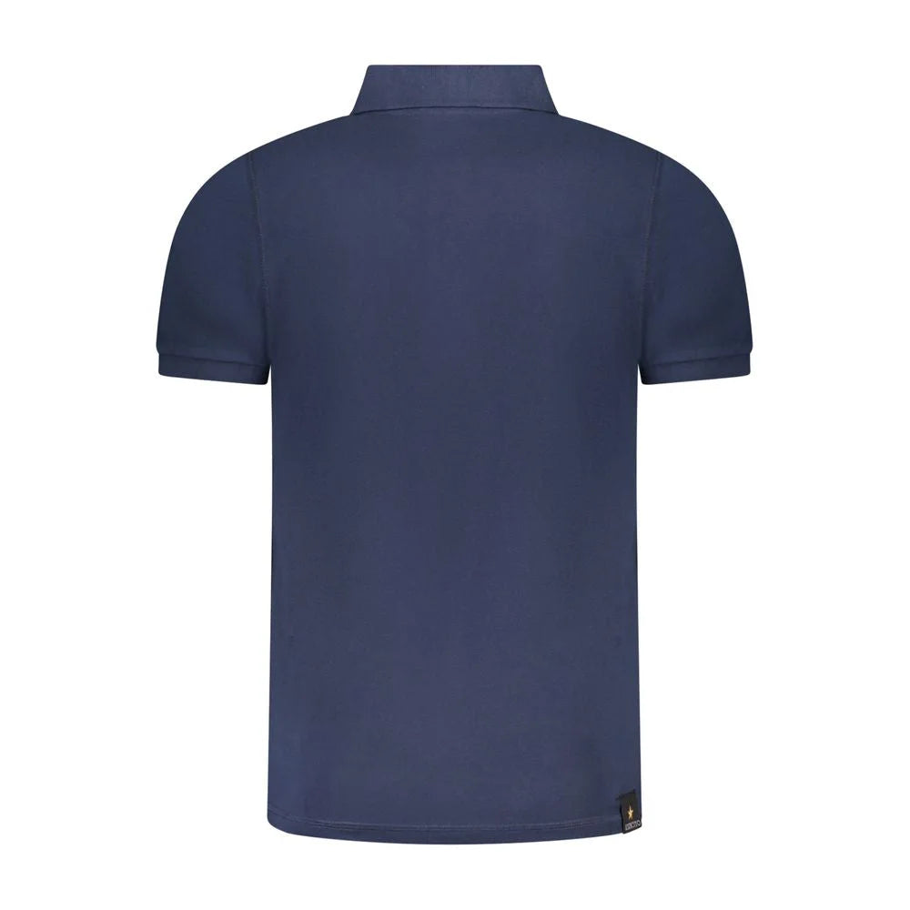 Accademia Militare Blue Cotton Polo Shirt - Polos