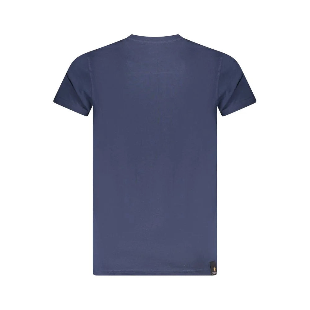 Accademia Militare Blue Cotton T-Shirt - T-Shirts