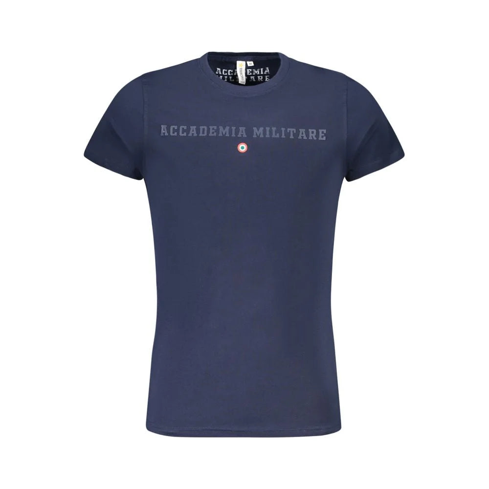 Accademia Militare Blue Cotton T-Shirt - T-Shirts