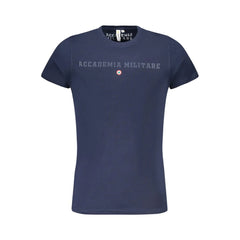 Accademia Militare Blue Cotton T-Shirt - T-Shirts