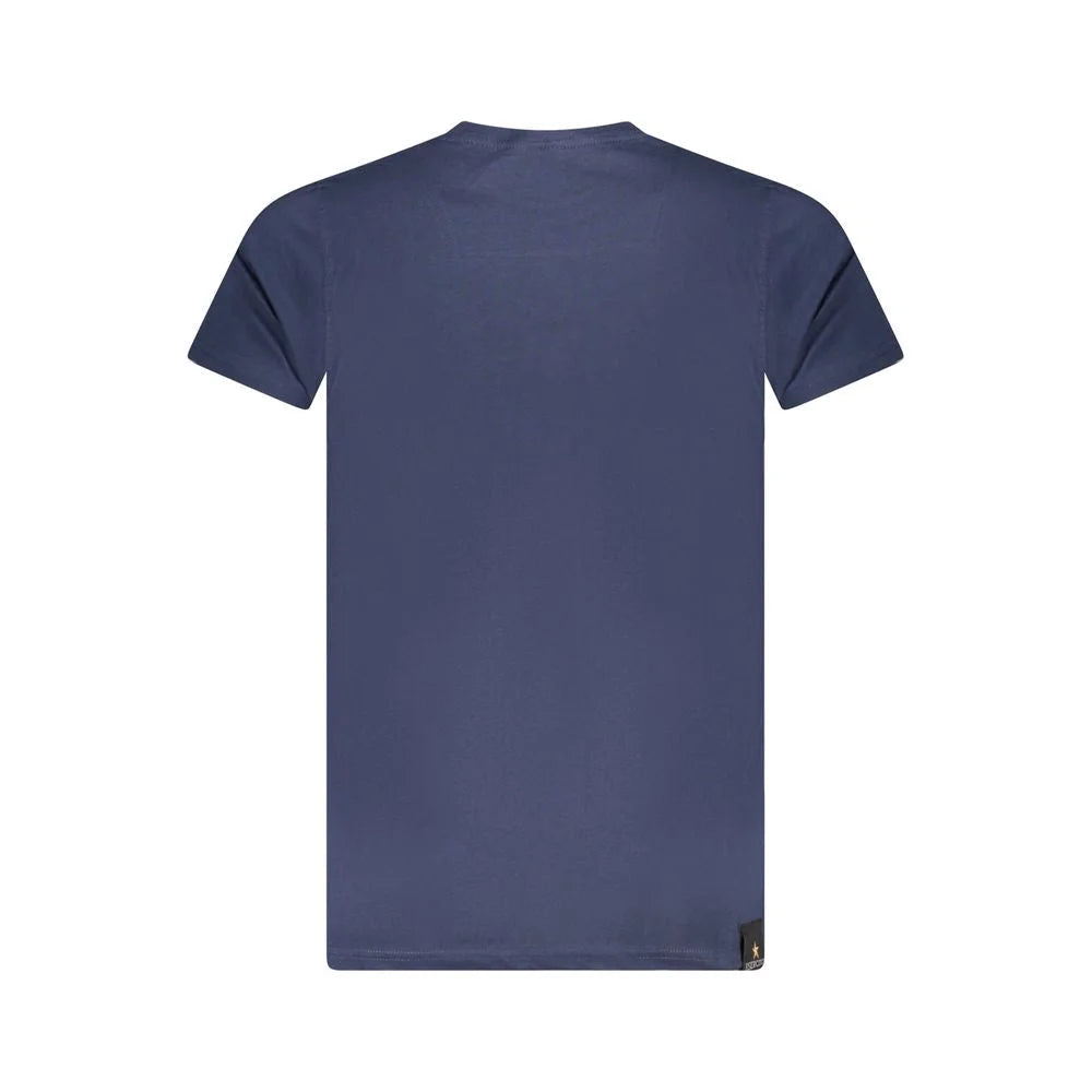 Accademia Militare Blue Cotton T-Shirt - T-Shirts