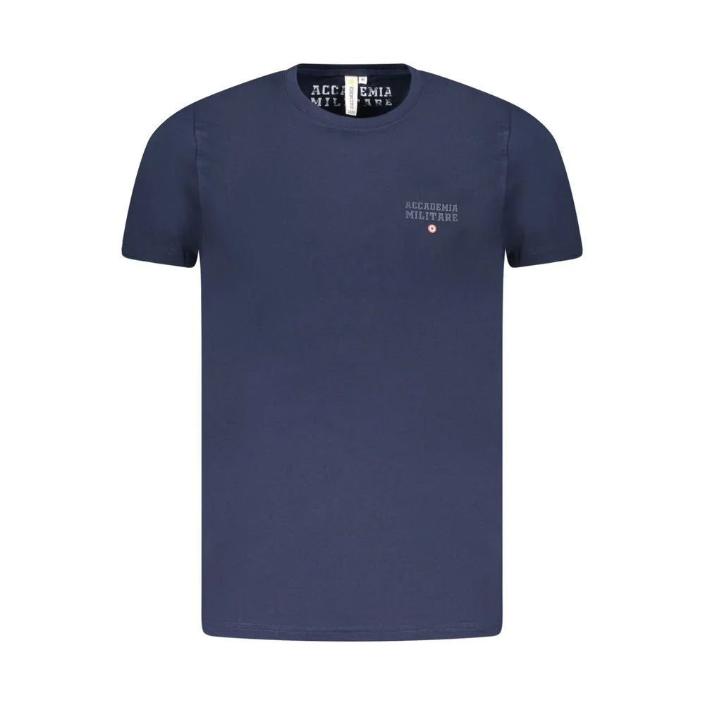 Accademia Militare Blue Cotton T-Shirt - T-Shirts