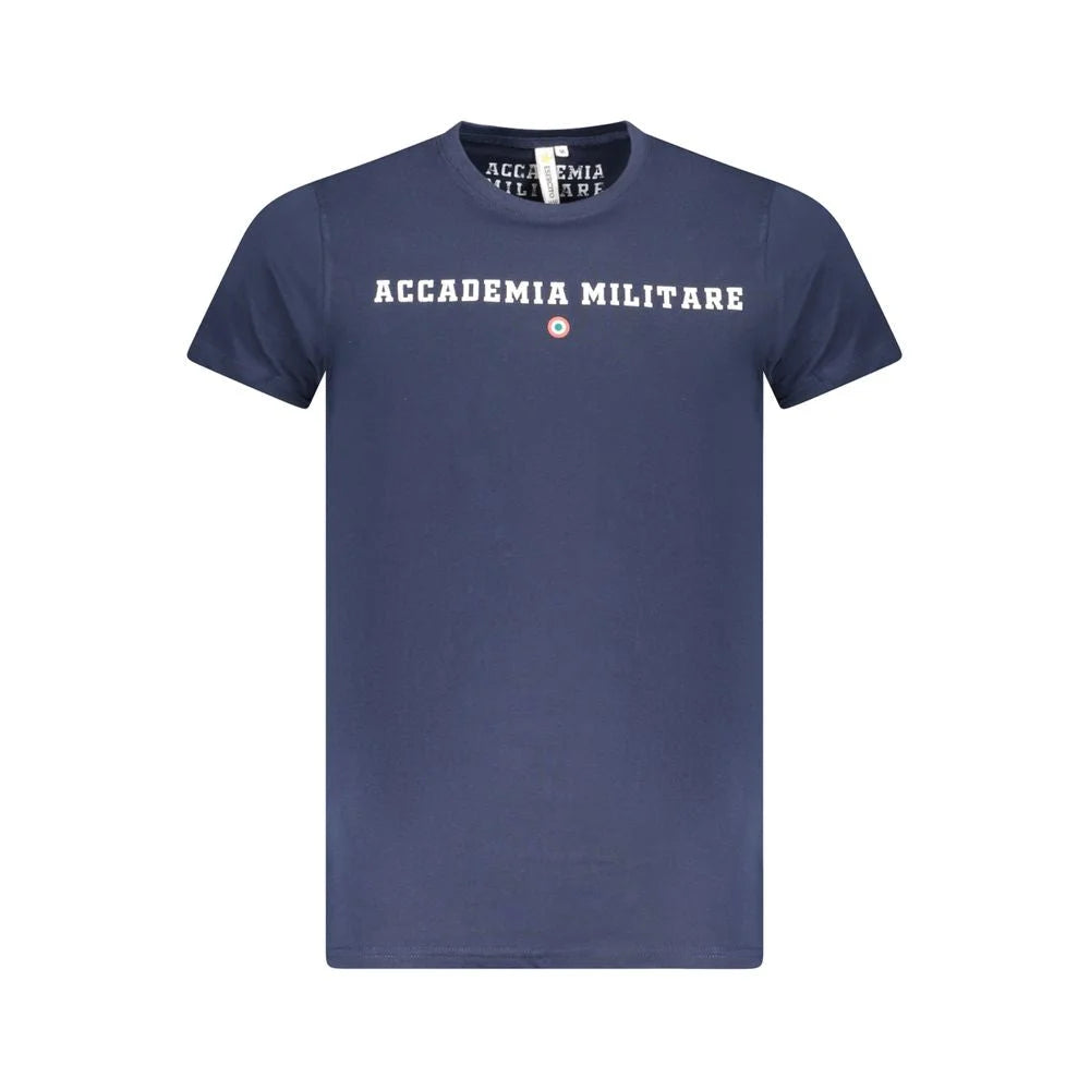 Accademia Militare Blue Cotton T-Shirt - T-Shirts