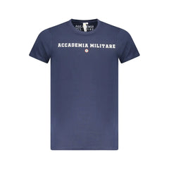 Accademia Militare Blue Cotton T-Shirt - T-Shirts