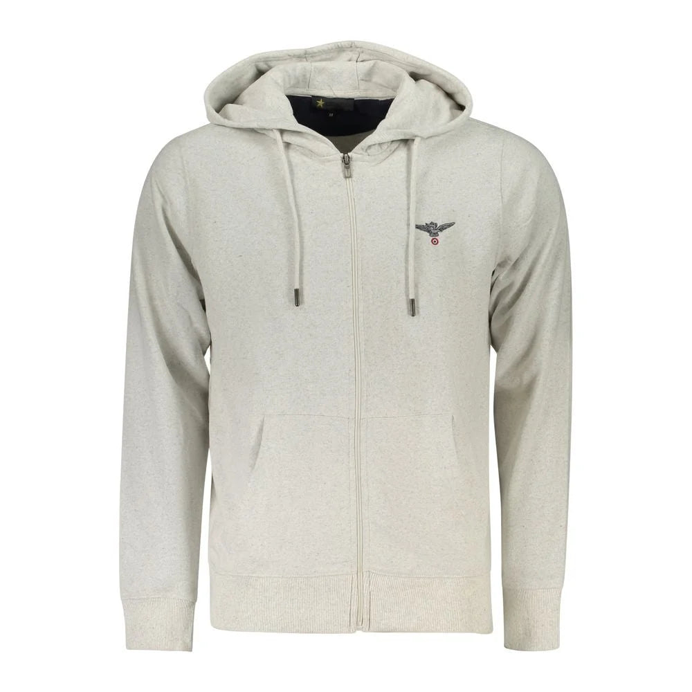 Accademia Militare Gray Cotton Men Hoodie - Hoodies