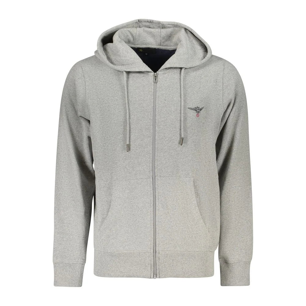 Accademia Militare Gray Cotton Men Hoodie - Hoodies