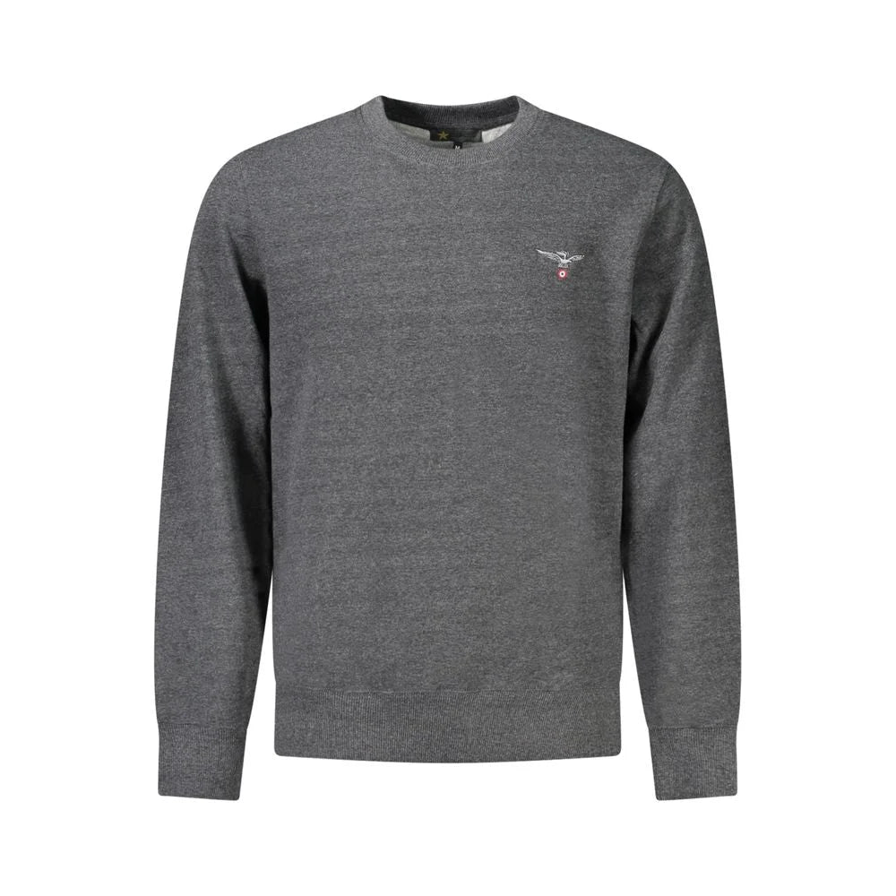 Accademia Militare Gray Cotton Men Sweater - Sweatshirts