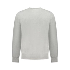 Accademia Militare Gray Cotton Men’s Sweater - Sweatshirts
