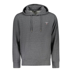 Accademia Militare Gray Recycled Cotton Men Sweater - Hoodies