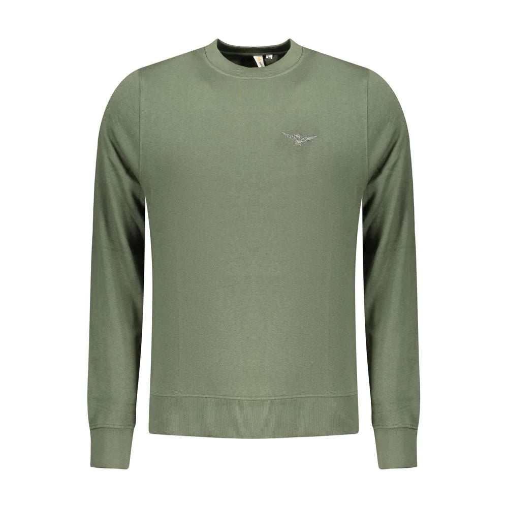 Accademia Militare Green Cotton Men Sweater