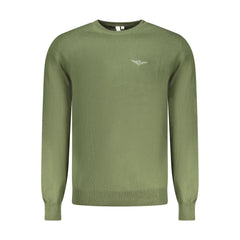 Accademia Militare Green Cotton Men Sweater - Sweaters