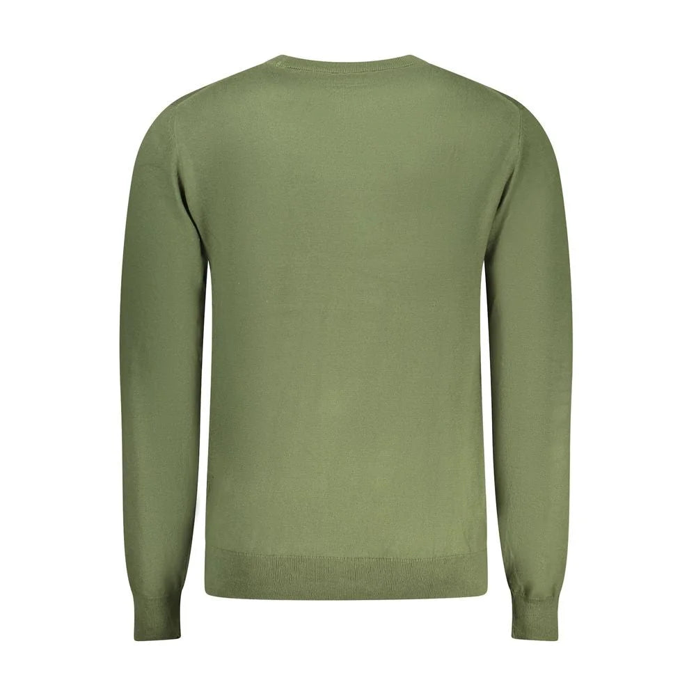 Accademia Militare Green Cotton Men Sweater - Sweaters
