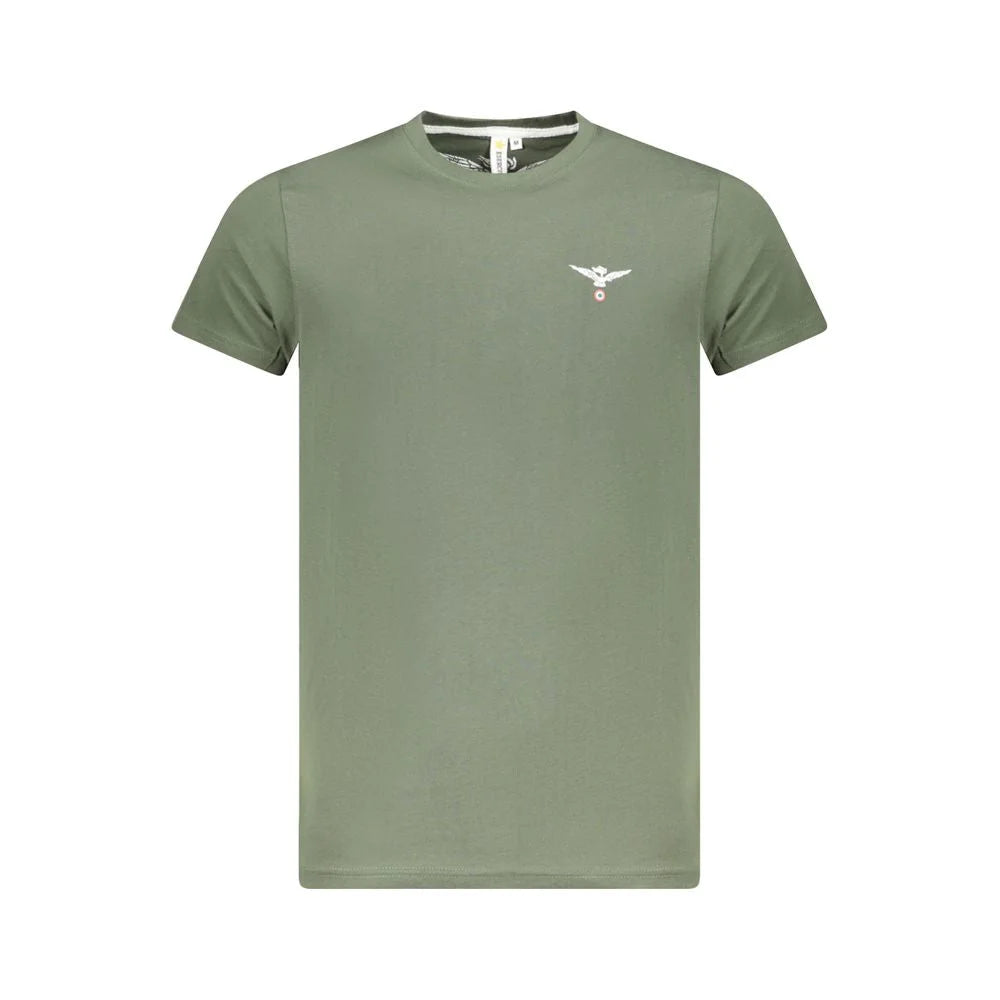 Accademia Militare Green Cotton T-Shirt - S