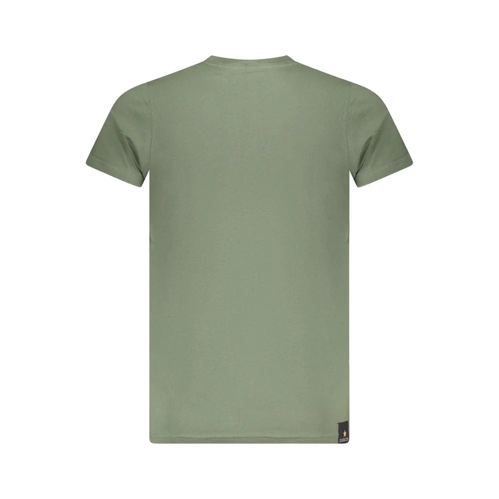 Accademia Militare Green Cotton T-Shirt - S