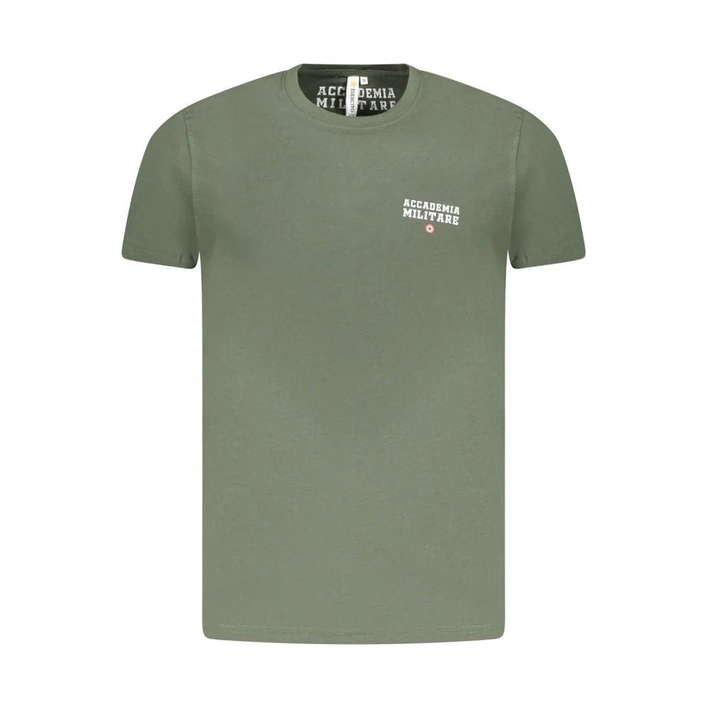 Accademia Militare Green Cotton T-Shirt - T-Shirts