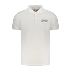 Accademia Militare White Cotton Polo Shirt - Polos