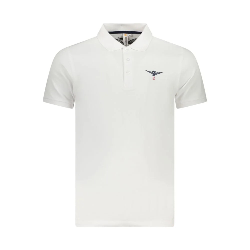 Accademia Militare White Cotton Polo Shirt - Polos