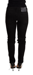 Acht Black Low Waist Skinny Denim Trouser - W26 - Jeans